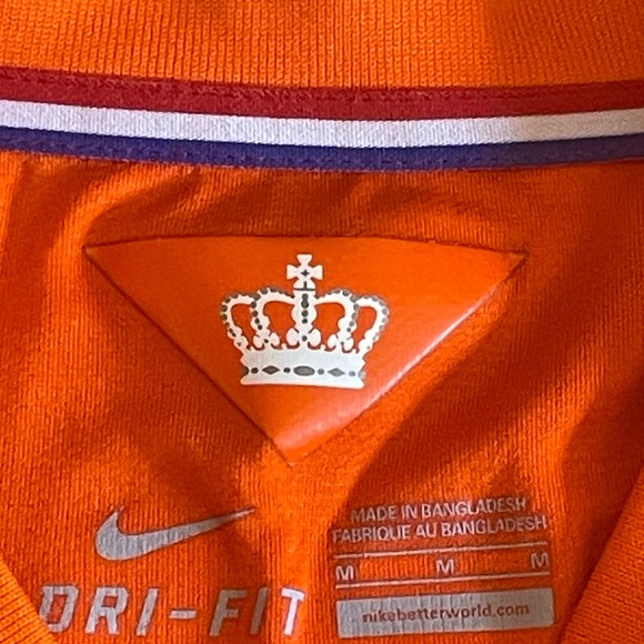 Netherlands 2014 Home Soccer Jersey by Nike, Ward #10, Orange, Men's Medium - Picture 3 of 7